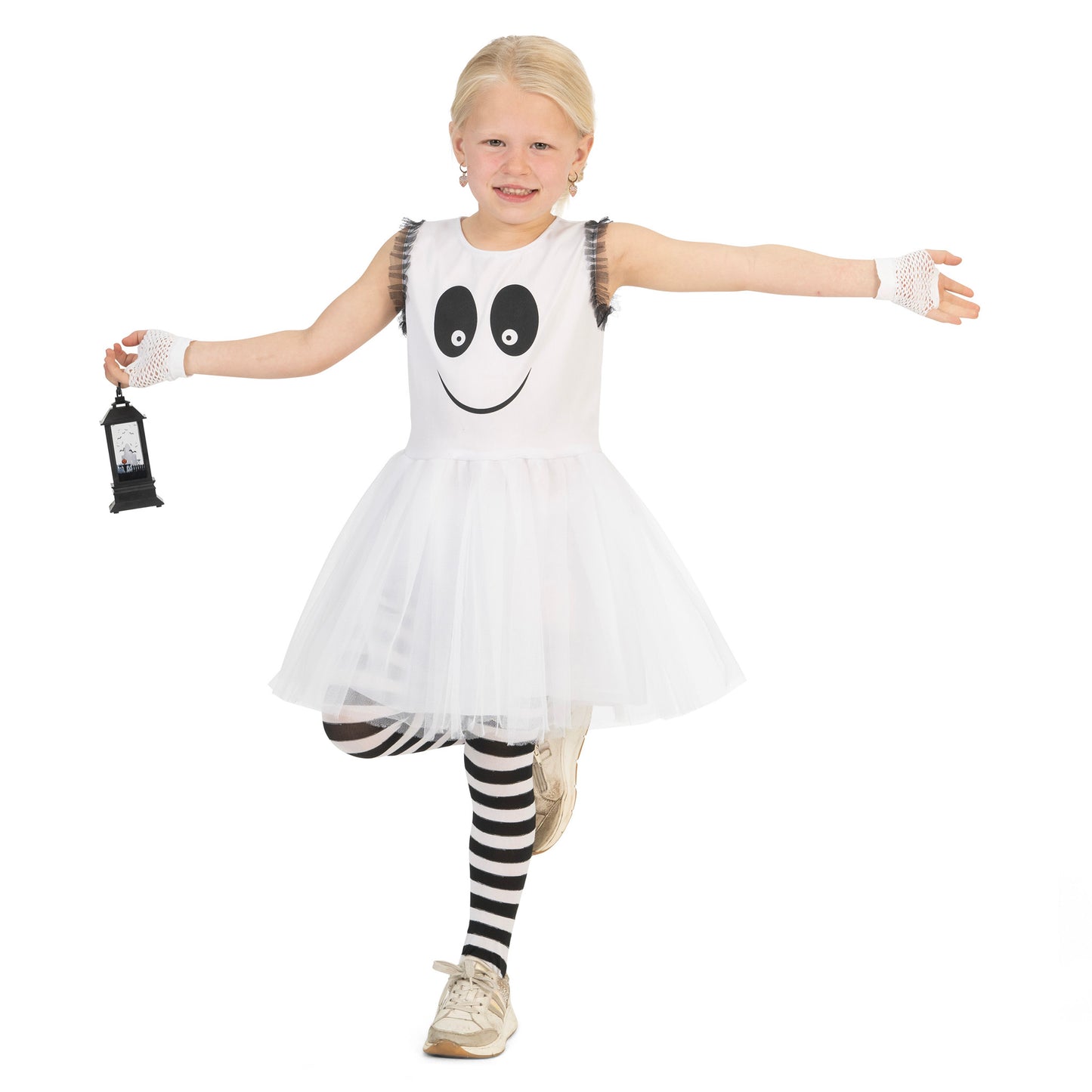 👻 Costume Fantôme Gemma – Fille (Bas non inclus)